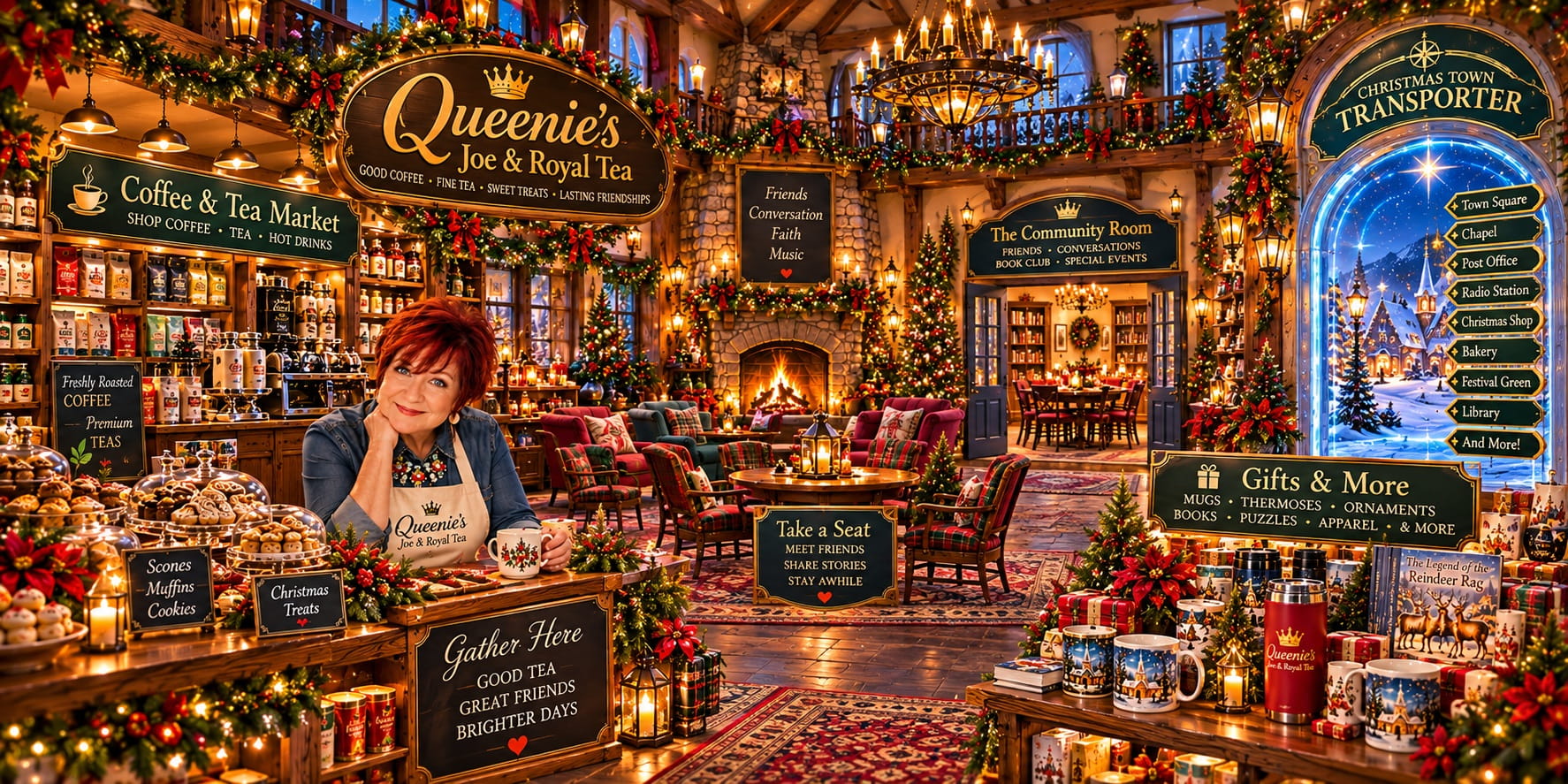 Inside Queenie's Joe & Royal Tea