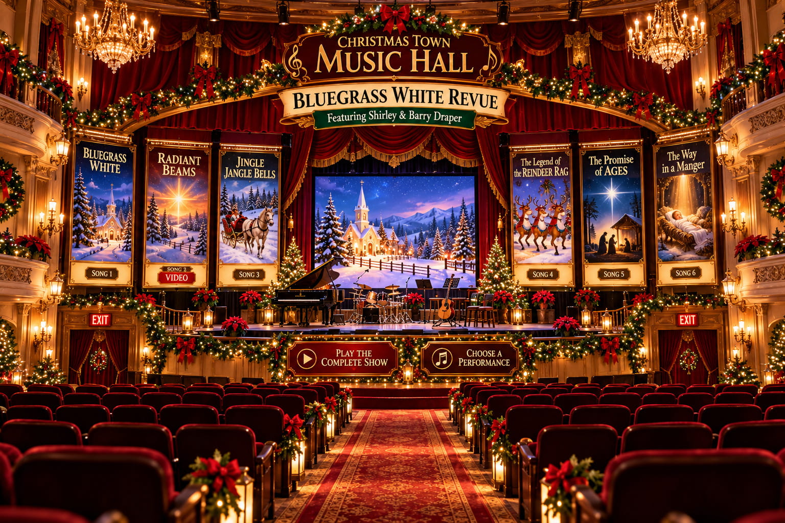 The Town Music Hall auditorium
