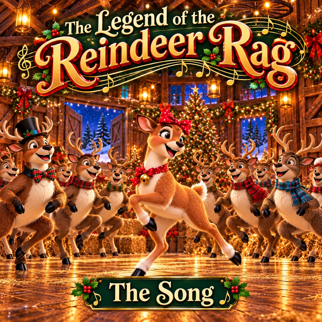 The Legend of the Reindeer Rag: The Song, cover art